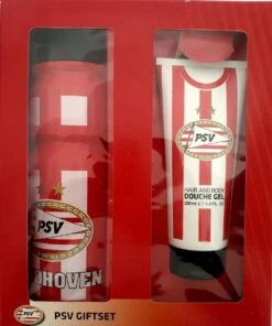 PSV Giftset Bidon + Hair & Body Douchegel