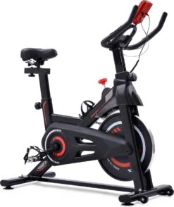 Indoor Cycling Fiets Met Magnetische Weerstand - Stationaire Cardiogym Hometrainer - 6 Kg Vliegwiel En Verstelbaar Comfortabel Zitje - Zwart En Rood -Merkloos Winkel 1007x1200 12