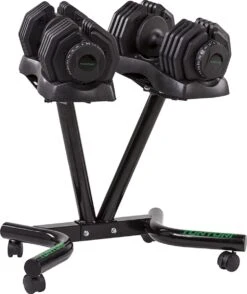 Tunturi Verstelbare Halterset - Dumbbellset - Selector Dumbbell - Dumbbells - Halters - 2,5kg Tot 25kg - Incl. Gratis Fitness App -Merkloos Winkel 1007x1200 9
