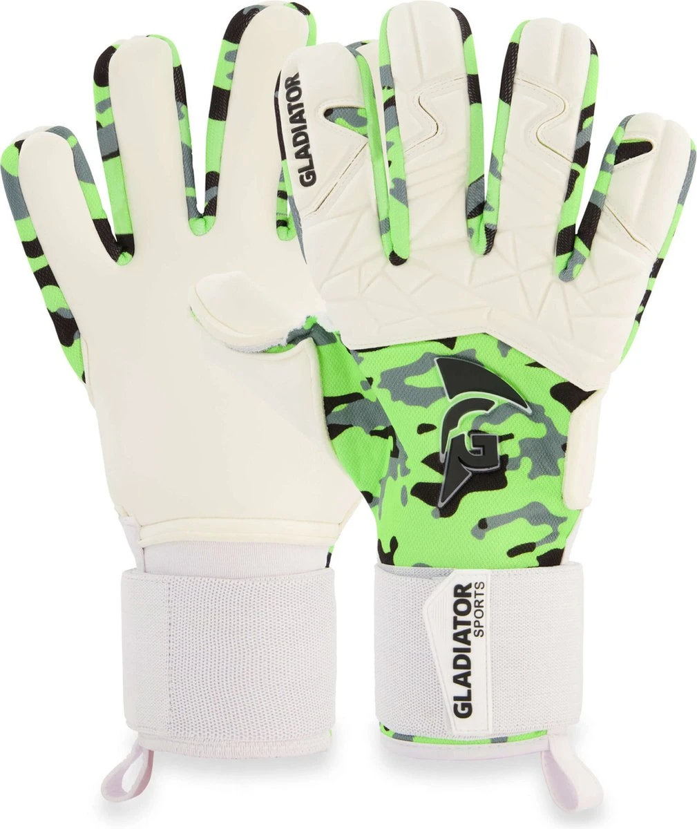 Gladiator Sports Camo Green Keepershandschoenen Volwassenen - Maat 8 3 Gladiator Sports Camo Green Keepershandschoenen Volwassenen - Maat 8