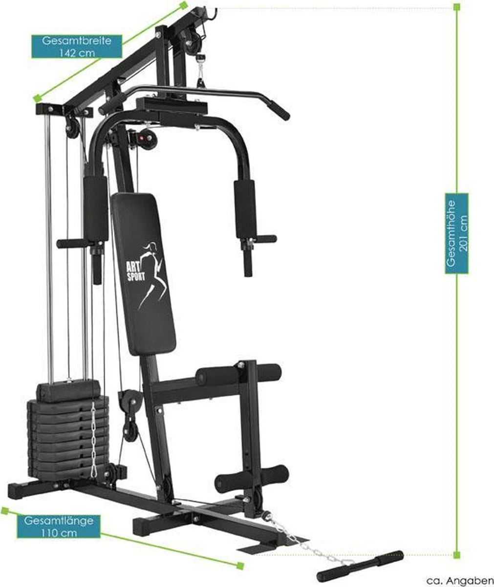 Merkloos Halterbank Multifunctionele Set 40 Kg Halterschijven Home Gym Workout Fitness Station Krachtstation Homegym 5 Merkloos Halterbank Multifunctionele Set 40 Kg Halterschijven Home Gym Workout Fitness Station Krachtstation Homegym - Afbeelding 3