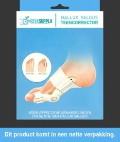 Revasupply™ - Hallux Valgus Teenspalk - 2 Stuks - Teenbrace - Hallux Valgus - Teen Corrector - Grote Teen - Teenspreider -Merkloos Winkel 1016x1200 8