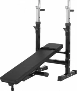 SOUTHWALL Halterbank - Fitnessbank - Verstelbare Haltersteunen - Belastbaar Tot 200kg - Zwart -Merkloos Winkel 1017x1200 9