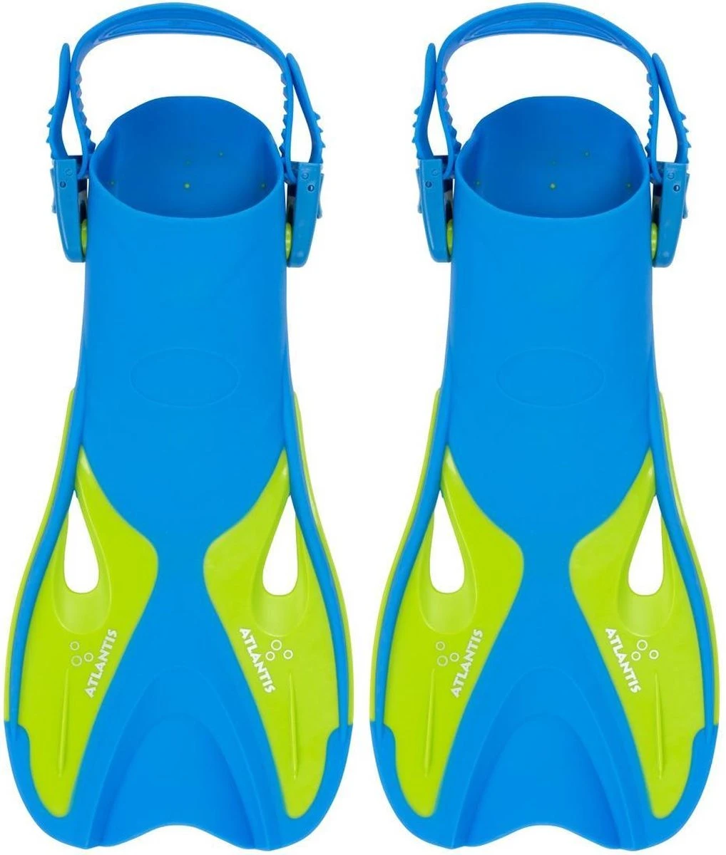 Atlantis Dolphin - Zwemvliezen - Kinderen - Blauw/Groen - 30-36 2 Atlantis Dolphin - Zwemvliezen - Kinderen - Blauw/Groen - 30-36