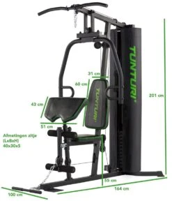 Tunturi HG20 - Krachtstation - Home Gym - Fitness Krachtstation Voor Thuis - Voor De Beginnende En Gevorderde Sporter - Incl. Gratis Fitness App -Merkloos Winkel 1020x1200 12