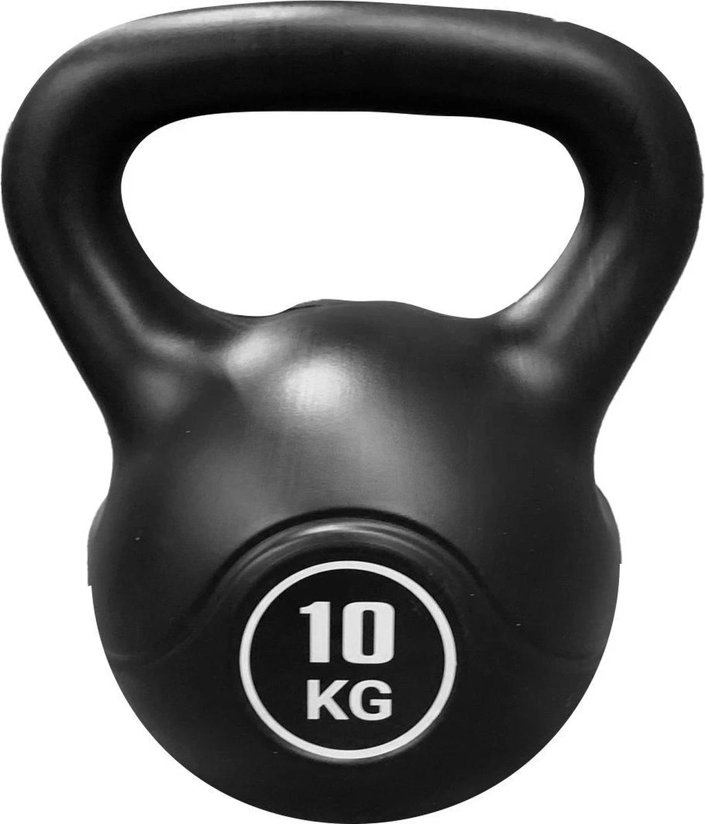Merkloos Kettlebell - Fitness - Kettlebells - Gewichten - 10kg - Zwart 3 Merkloos Kettlebell - Fitness - Kettlebells - Gewichten - 10kg - Zwart