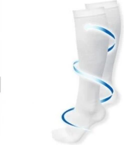 Duopack Compressiekousen / Steunkousen - Elastische Hardloop / Sport / Vliegtuig Compressie Sokken - Running Travel Sock - Reissokken / Reis Kousen - Heren/Dames 2 Paar - Maat 36-40 - Wit 11 Duopack Compressiekousen / Steunkousen - Elastische Hardloop / Sport / Vliegtuig Compressie Sokken - Running Travel Sock - Reissokken / Reis Kousen - Heren/Dames 2 Paar - Maat 36-40 - Wit -Merkloos Winkel 1026x1200 24