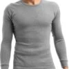 Heat Booster - Thermoshirt Heren - Met Fleece Gevoerd - Grijs - XXL