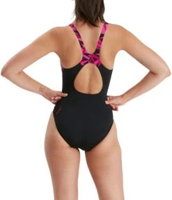 Speedo Hyper Boom Splice Muscleback Dames - Zwart / Roze - Maat 38 -Merkloos Winkel 1029x1200