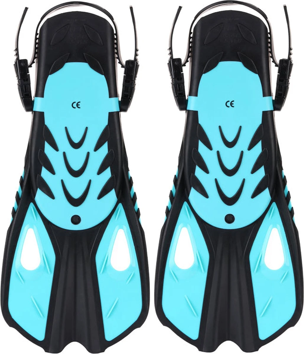 Atlantis Snapper - Zwemvliezen - Kinderen - Zwart/Turquoise - 34-38 4 Atlantis Snapper - Zwemvliezen - Kinderen - Zwart/Turquoise - 34-38 - Afbeelding 2