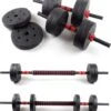 Dumbbellset 25 Kg Met Halterstang - Dumbbells Verstelbaar - Halterset - Fitness Gewichten Set - Rood/zwart 1 Dumbbellset 25 Kg Met Halterstang - Dumbbells Verstelbaar - Halterset - Fitness Gewichten Set - Rood/zwart -Merkloos Winkel 1029x1200 9
