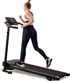 YJZQ Opvouwbare Loopband Voor Thuis - 1.5HP Elektrisch Gemotoriseerde Loopband Running Exercise Machine Met LCD-scherm -1-12KM / H - 12 Programma's Met Telefoonhouder Voor Home Gym Fitness Workout Jogging Walking-Black -Merkloos Winkel 1036x1200 18