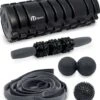 M Sports 5-in-1 Foam Roller Set - Triggerpoint Yoga - Cellulite En Bindweefsel Massage - Resistance Band En Bal