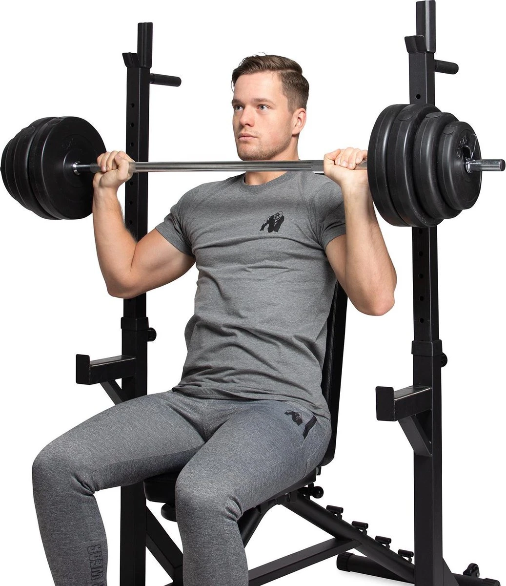 Squat Rack - VirtuFit Squat Rek - Verstelbaar - Haltersteunen - Met Dipsteunen 9 Squat Rack - VirtuFit Squat Rek - Verstelbaar - Haltersteunen - Met Dipsteunen - Afbeelding 7