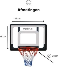 Pegasi Basketbalbord Fun 82 X 58 Cm -Merkloos Winkel 1044x1200 20
