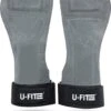 U-Fit One Leer Lifting Straps - Deadlift Straps - Powerlifting - Fitness Straps - Wrist Support - Bodybuilding - Crossfit