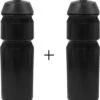 Merkloos 2x Tacx Shiva Bidon - 750ml - Zwart 1 Merkloos 2x Tacx Shiva Bidon - 750ml - Zwart -Merkloos Winkel 1055x1200