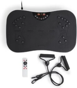 Rebblo Fitness Trilplaat - Vibratieplaat - 99 Snelheidsniveaus - Voetmassage Functie - Incl. Weerstandsbanden En Afstandsbediening.- Max. 120 Kg - 58 X 42 X 16 Cm -Merkloos Winkel 1057x1200 8