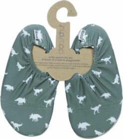 Slipstop Dino Green - Groen Met Witte Dino's