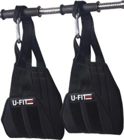 U Fit One® Hanging Ab Straps - Premium Ab Sling - Buikspiertraining - Workout Straps Met Vulling Voor Hangen - Leg Raise - Ab Bandjes Voor Pull-Up Bar En Optrekstang