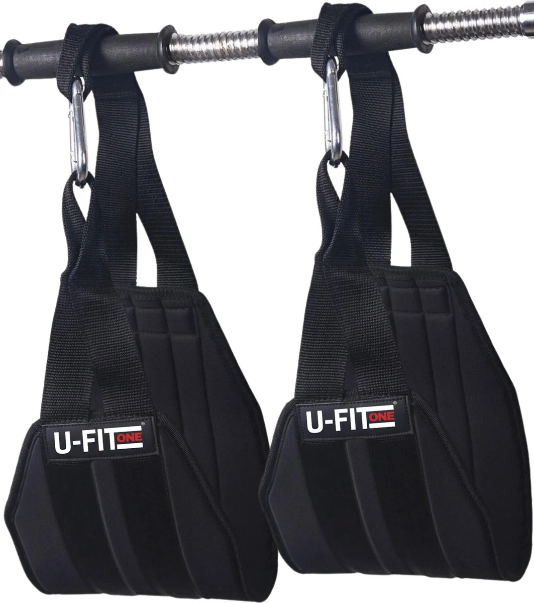 U Fit One® Hanging Ab Straps - Premium Ab Sling - Buikspiertraining - Workout Straps Met Vulling Voor Hangen - Leg Raise - Ab Bandjes Voor Pull-Up Bar En Optrekstang 3 U Fit One® Hanging Ab Straps - Premium Ab Sling - Buikspiertraining - Workout Straps Met Vulling Voor Hangen - Leg Raise - Ab Bandjes Voor Pull-Up Bar En Optrekstang