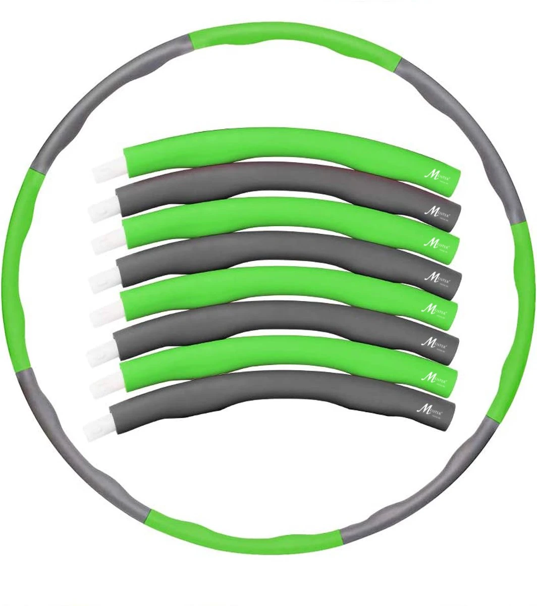 Fitness Hoelahoep - 1 KG - Ø 95 Cm - Grijs - Sport Hoepel - Thuis - Sporten - Gym 5 Fitness Hoelahoep - 1 KG - Ø 95 Cm - Grijs - Sport Hoepel - Thuis - Sporten - Gym - Afbeelding 3