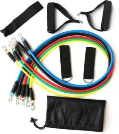 Weerstandsbanden Set - Fitness Elastiek - Resistance Band - Workout Set Met Handvat - Full Body Workout -Merkloos Winkel 1065x1200 9