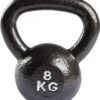 VirtuFit Gietijzeren Kettlebell Pro - Gewichten - 8 Kg - Zwart - Kettle Bell