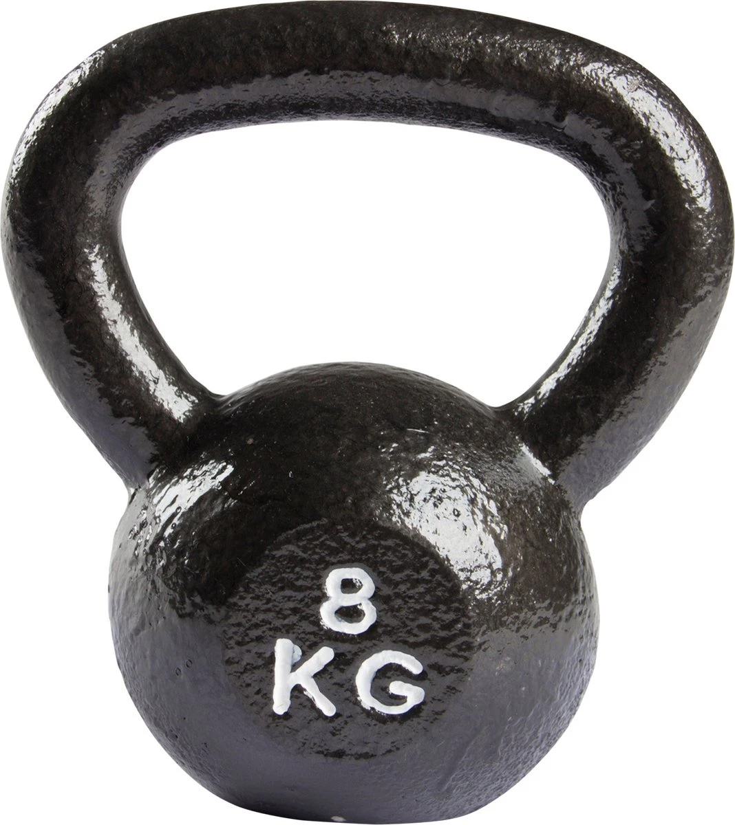 VirtuFit Gietijzeren Kettlebell Pro - Gewichten - 8 Kg - Zwart - Kettle Bell 3 VirtuFit Gietijzeren Kettlebell Pro - Gewichten - 8 Kg - Zwart - Kettle Bell