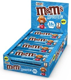 Brand M&M | Hi-Protein Bar | Crispy | Doos | 12 X 52 Gram | Snel Afvallen Zonder Poespas!