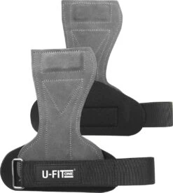 U-Fit One Leer Lifting Straps - Deadlift Straps - Powerlifting - Fitness Straps - Wrist Support - Bodybuilding - Crossfit -Merkloos Winkel 1073x1200 8