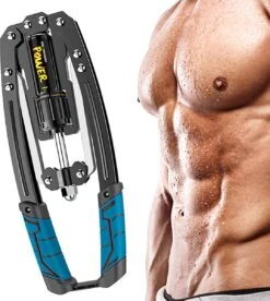 Luxari - Hoogwaardige Armtrainer - Hydraulisch 10-200 Kg En 20 Standen - Borst, Arm En Rug Trainer - Suspension Trainer - Rugtrainer - Biceps - Triceps - Hometrainer - Suspension Trainer - Buigveer Fitness -Merkloos Winkel 1075x1200 9