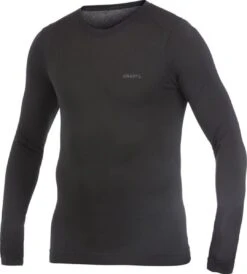 Craft Cool Seamless LS - Lange Mouwen - Sportshirt - Heren - Zwart - Maat S/M