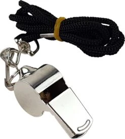 Tunturi Scheidsrechtersfluit - Scheidsrechtersfluitje - Scheidsrechter Fluit - Chroom - Groot