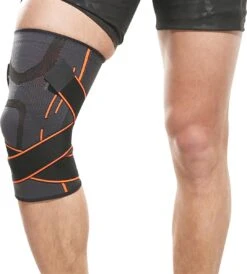 Boersport ® | Ultra Elastische Kniebrace | Optimale Ondersteuning | Dames & Heren| M