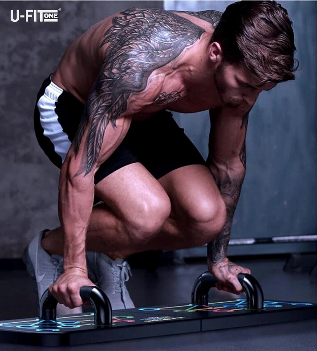 U Fit One® Push Up Bord - Push Up Bars - Push Up Grips - Opdruksteunen - Push Up Bar - Opdruk Bord - Opdruk Steunen - Opdrukken - Fitness - Crossfit - Ufitone 8 U Fit One® Push Up Bord - Push Up Bars - Push Up Grips - Opdruksteunen - Push Up Bar - Opdruk Bord - Opdruk Steunen - Opdrukken - Fitness - Crossfit - Ufitone - Afbeelding 6