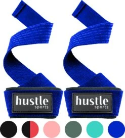 Hustle - Blauwe Lifting Straps - Met Padding En Anti-slip - Padded - Lifting Grips/Hooks - Deadlift Straps - Voor Fitness -Merkloos Winkel 1085x1200 4