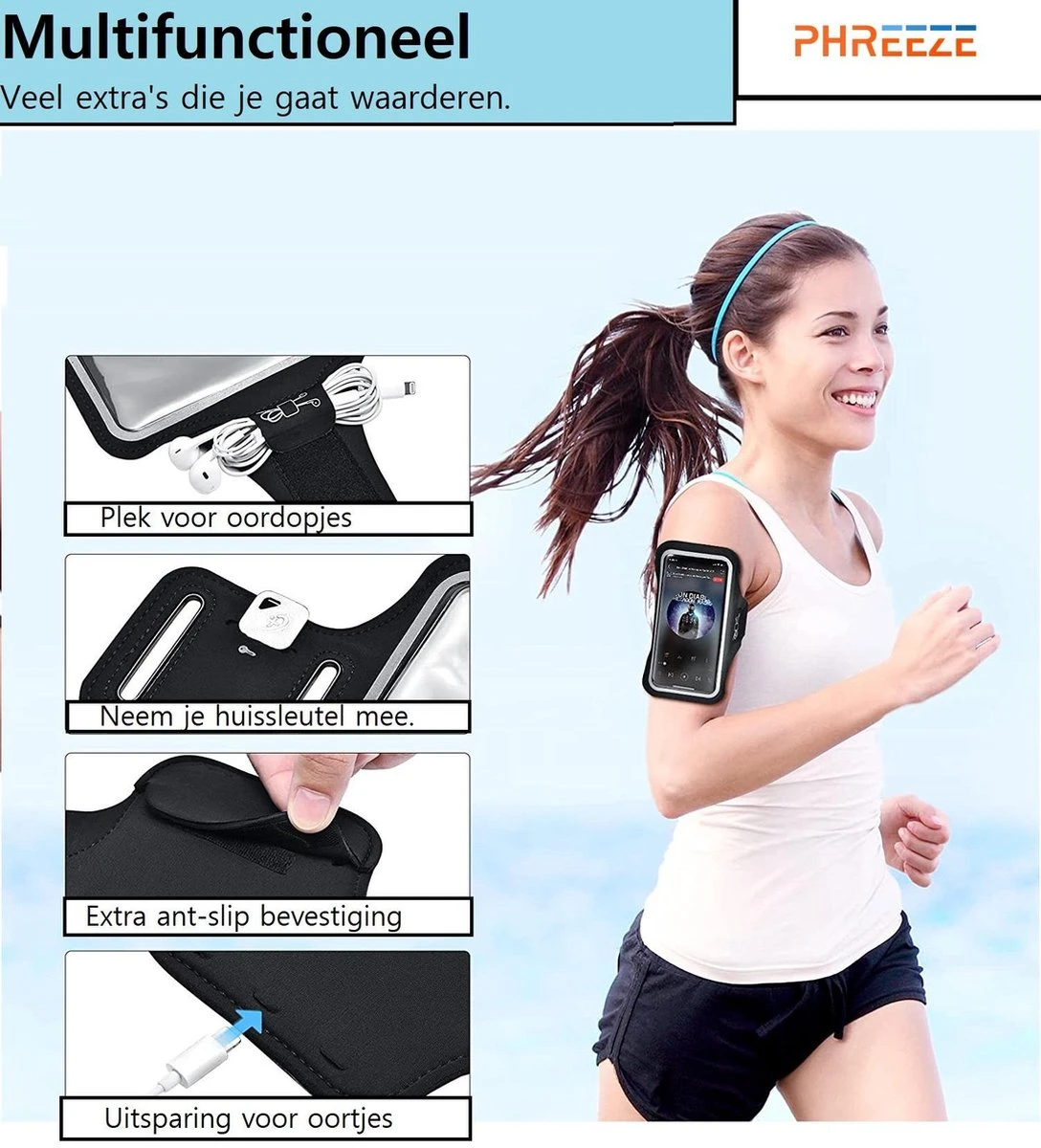 Hardloop Armband Telefoon | Geschikt Voor Samsung A10/A11/A12/A13/A50/A51/A52/A53/A70/A71/A72/A73/A80/A81/A90/A91/A20e/A21s/A20s/A21/A20/A30| Hardloop Armband | Hardloop Telefoonhouder Samsung A Serie| Hardloop Telefoonhouder | Hardloop Armband 5 Hardloop Armband Telefoon | Geschikt Voor Samsung A10/A11/A12/A13/A50/A51/A52/A53/A70/A71/A72/A73/A80/A81/A90/A91/A20e/A21s/A20s/A21/A20/A30| Hardloop Armband | Hardloop Telefoonhouder Samsung A Serie| Hardloop Telefoonhouder | Hardloop Armband - Afbeelding 3