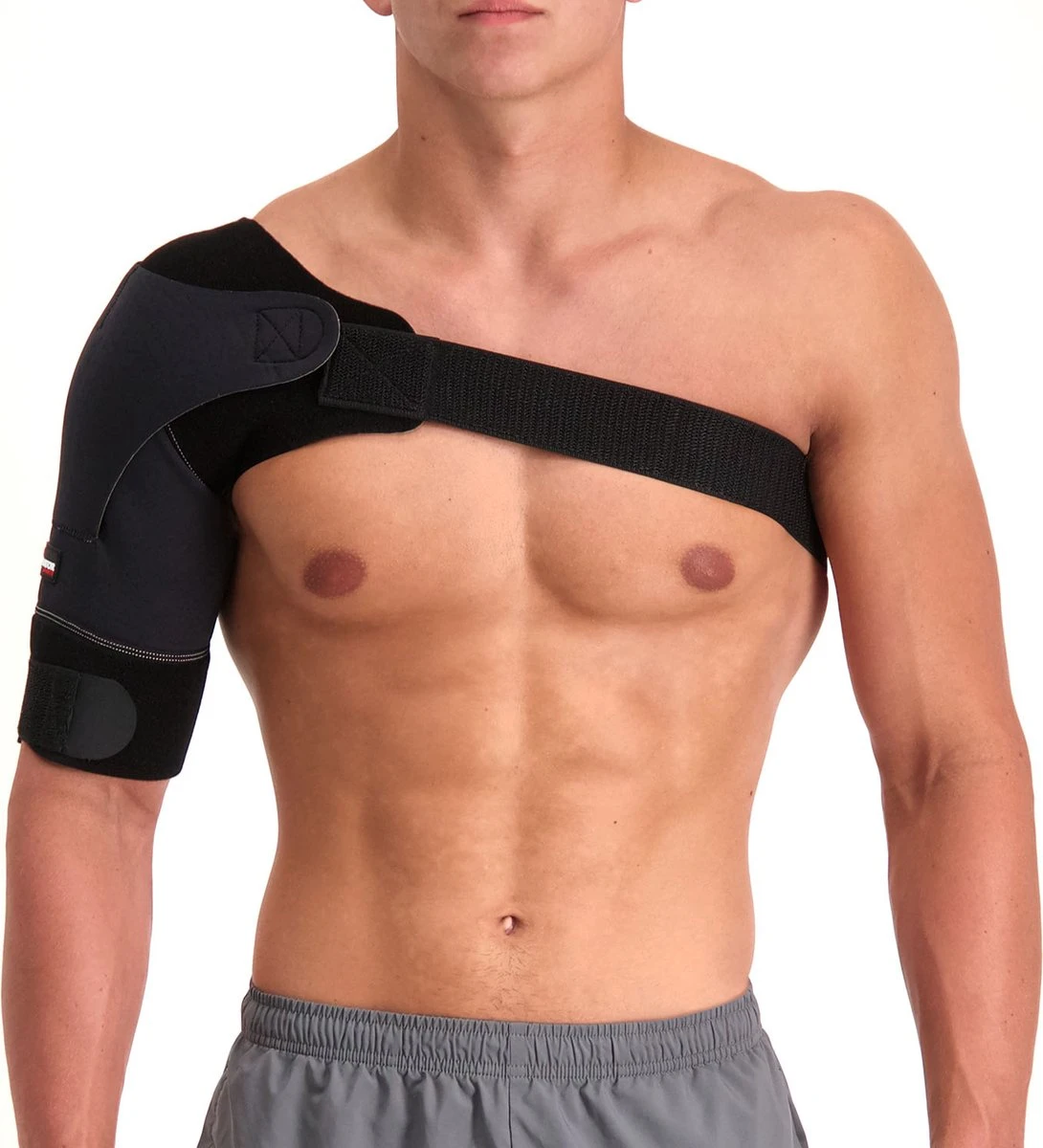 Gladiator Sports Premium Lichtgewicht Schouderbrace - Zwart - M 6 Gladiator Sports Premium Lichtgewicht Schouderbrace - Zwart - M - Afbeelding 4