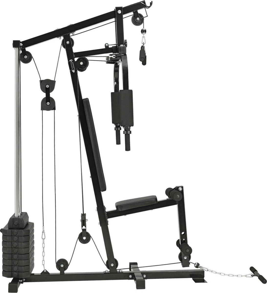 Merkloos Halterbank Multifunctionele Set 40 Kg Halterschijven Home Gym Workout Fitness Station Krachtstation Homegym 4 Merkloos Halterbank Multifunctionele Set 40 Kg Halterschijven Home Gym Workout Fitness Station Krachtstation Homegym - Afbeelding 2