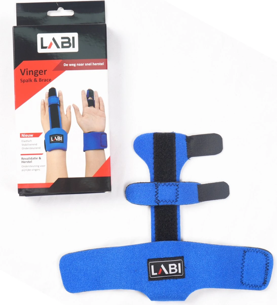 Labi - Vingerspalk - Vingerbrace - Handbrace - Universeel - Spalk 3 Labi - Vingerspalk - Vingerbrace - Handbrace - Universeel - Spalk