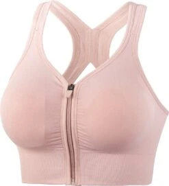 LET OP Valt 1 Maat Kleiner - Sportbeha - Fitness Beha - Sport Beha Met Rits - Sport Beha Voorsluiting - Sport Beha Shock - Anita Compressie Beha - YOGA -