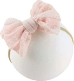 6 Stuks - Meisjes Baby Haarbandjes Met Strik - Roze - Beige - Grijs - Wit (0-5 Jaar) -Merkloos Winkel 1095x1200 6