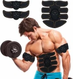 EMS-Elektrische Buikspieren, Armen En Benen Trainer - Unisex - Zwart -Merkloos Winkel 1105x1200 3