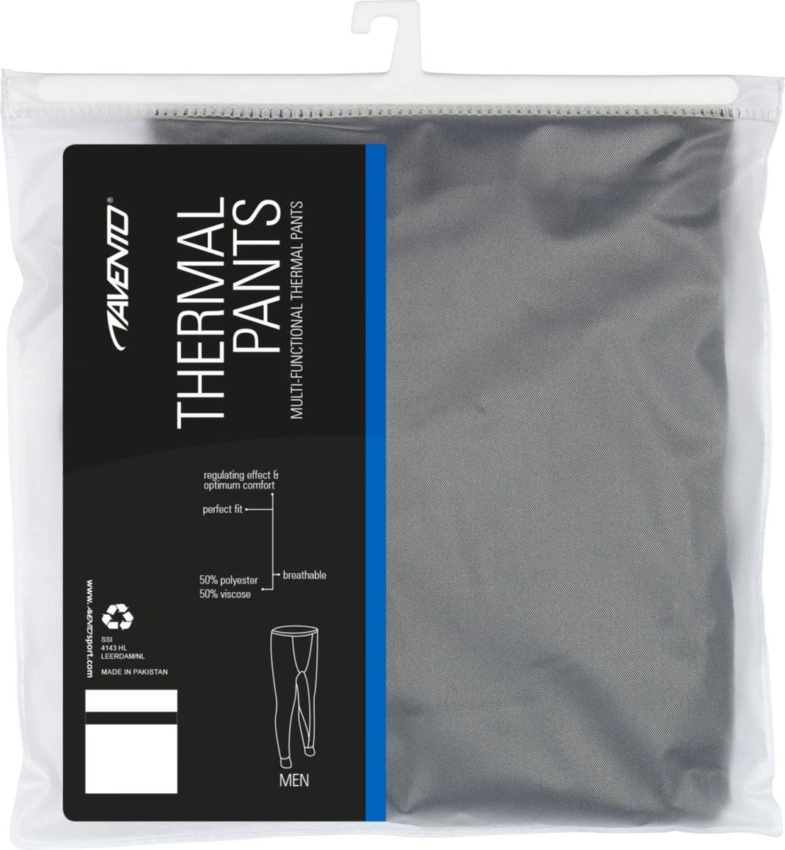 Avento Thermobroek - Mannen - Zwart - Maat XL 8 Avento Thermobroek - Mannen - Zwart - Maat XL - Afbeelding 6