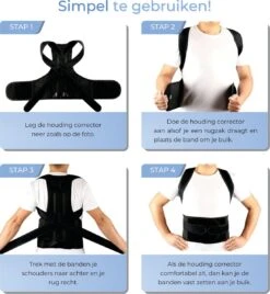 Relieve® - Postuur Corrector - Rugbrace - Rug Corrector - Houding Corrector - Large -Merkloos Winkel 1107x1200 27