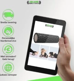 Zoluko Foam Roller Set 4-delig - Incl. Foam Roller, Massage Stick, Massage Bal, Weerstandsband En Opbergtas - Foamroller - Massage Roller - Massage Set - Triggerpoint - Zwart -Merkloos Winkel 1108x1200 5