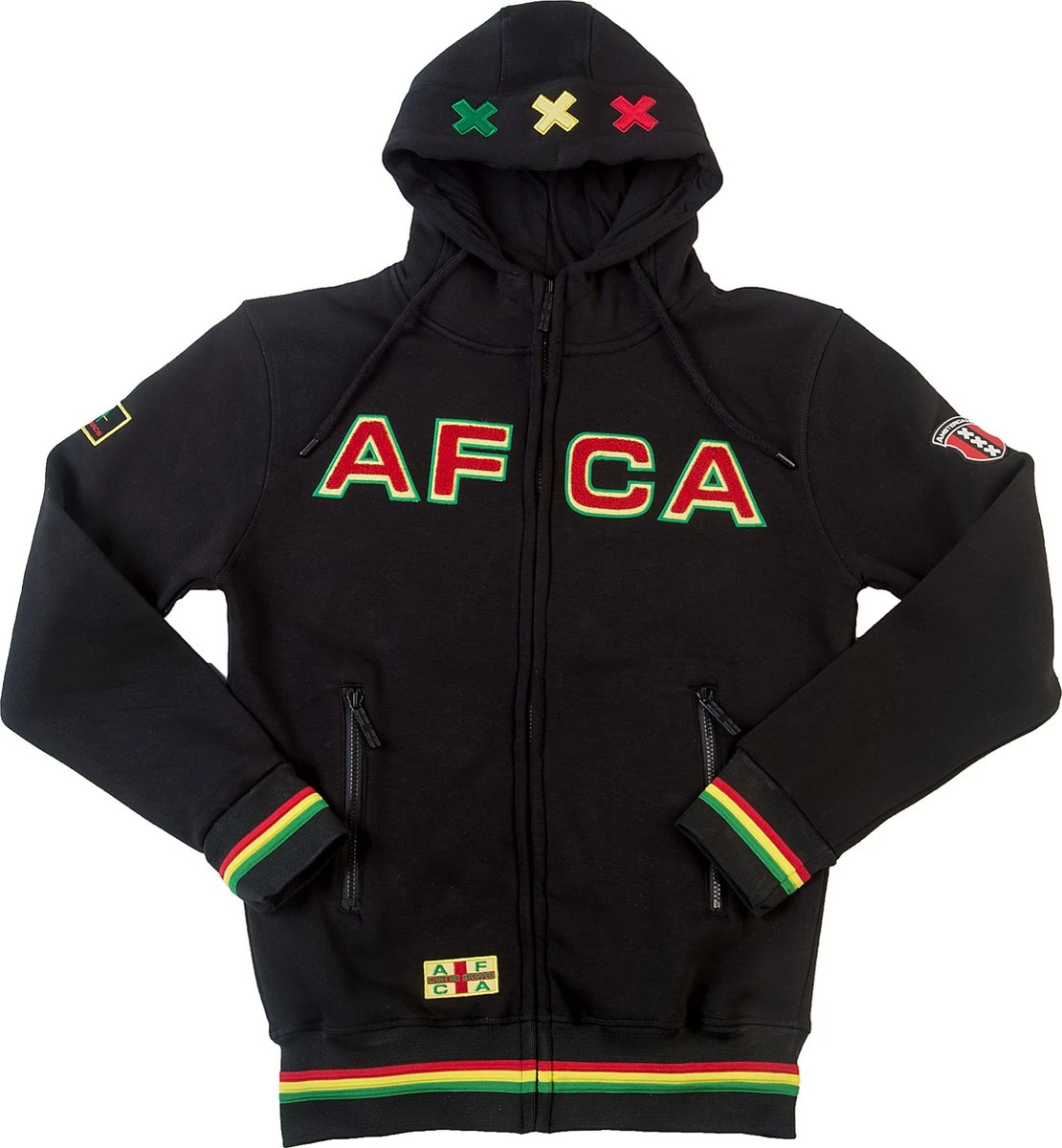 AFCA Vest Classic 3 LIttle Birds - Hoodie - AFCA - AJAX - 3 Little Birds - Bob Marley - Reggae - Amsterdam 3 AFCA Vest Classic 3 LIttle Birds - Hoodie - AFCA - AJAX - 3 Little Birds - Bob Marley - Reggae - Amsterdam