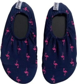 Slipstop Ella - Donker Blauw Met Roze Flamingo's -Merkloos Winkel 1111x1200 2