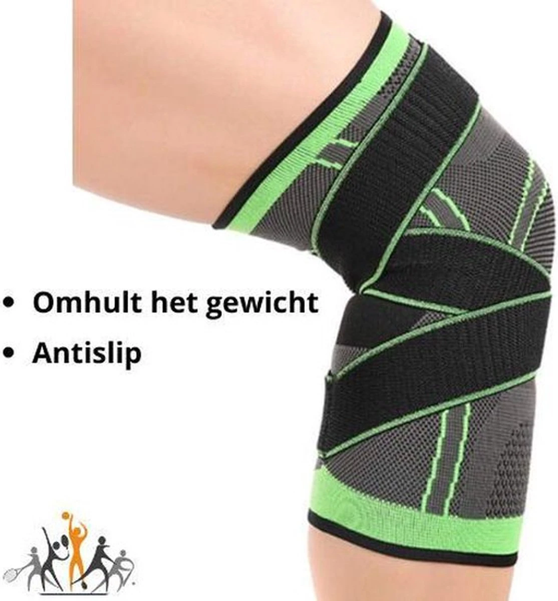 Merkloos 3D Professionele Kniebrace - Kniebrace Sport - Knieband - Compressieband - Kniebrace Volwassenen - Maat L 7 Merkloos 3D Professionele Kniebrace - Kniebrace Sport - Knieband - Compressieband - Kniebrace Volwassenen - Maat L - Afbeelding 5